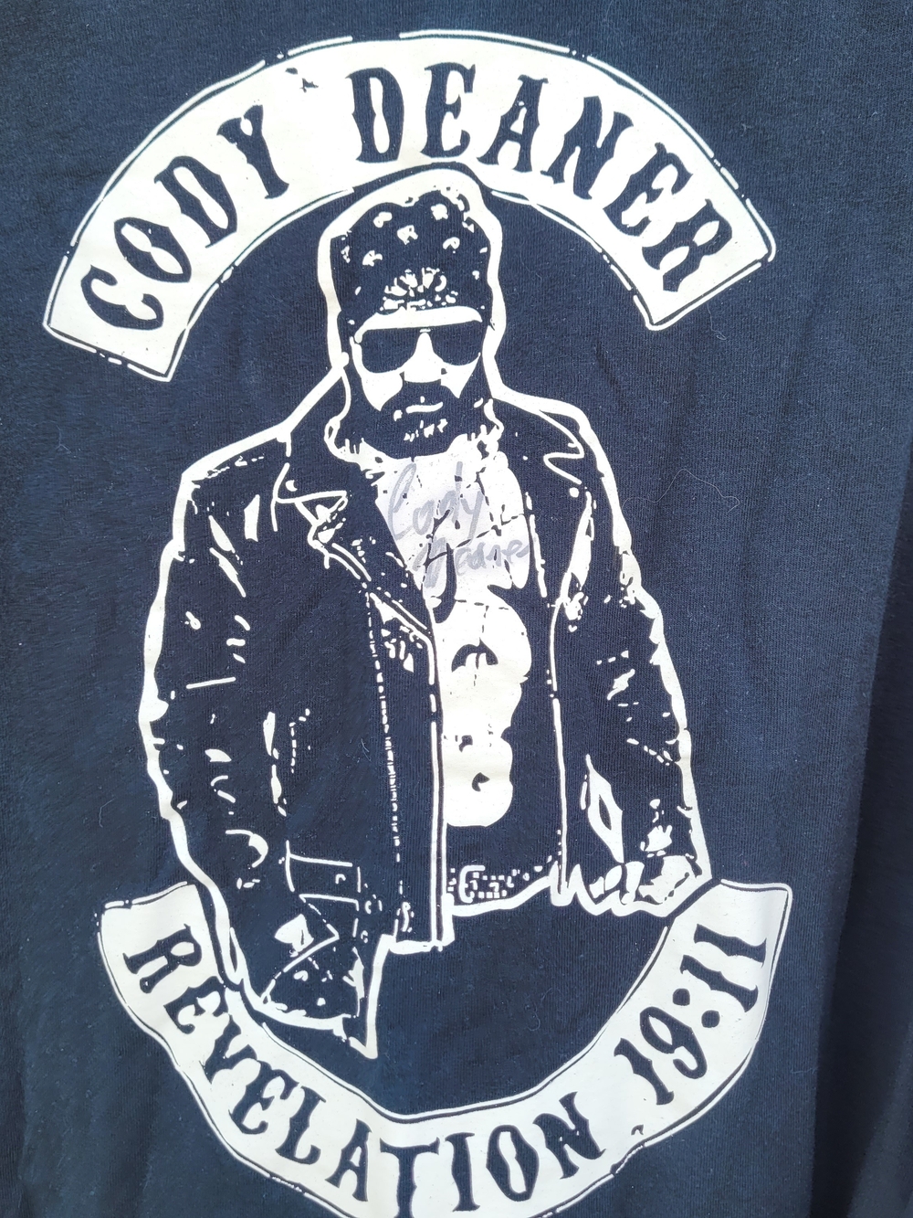 Cody Deaner Autographed Wrestling T Shirt Signed Indie Wrestler Gildan Mens M - Picture 4 of 7